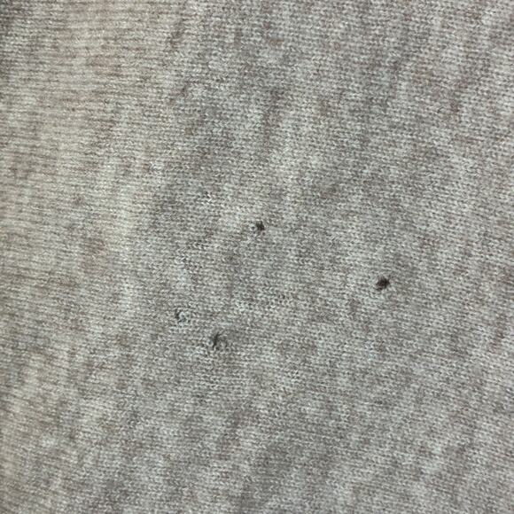 3 Cashmere Sweater Lot Purple Red Tan Damaged Craft Recycle Cutter Flaw AS IS - Picture 3 of 16